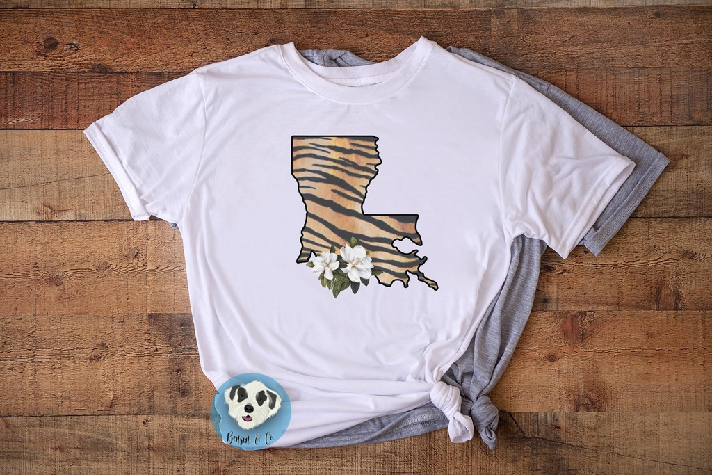 Louisiana tiger print