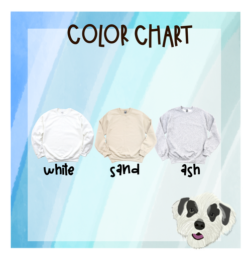 Faux Chenille Patch Sweatshirt
